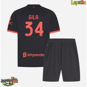 AC Milan Mario Gila #34 Kolmaspaita Lapsille 2026-27 Lyhythihainen (+ shortsit)